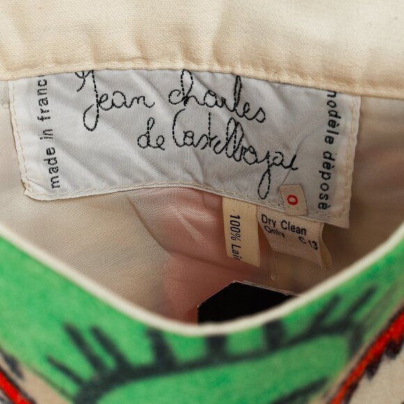 Jean Charles de Castelbajac Colourful Illustrations Wool Skirt - Picture 8 of 8